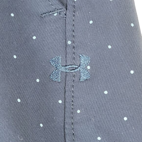 Under Armour 10” Golf Shorts Men 36 Blue Dots Match Play Stretch Performance - Picture 8 of 11